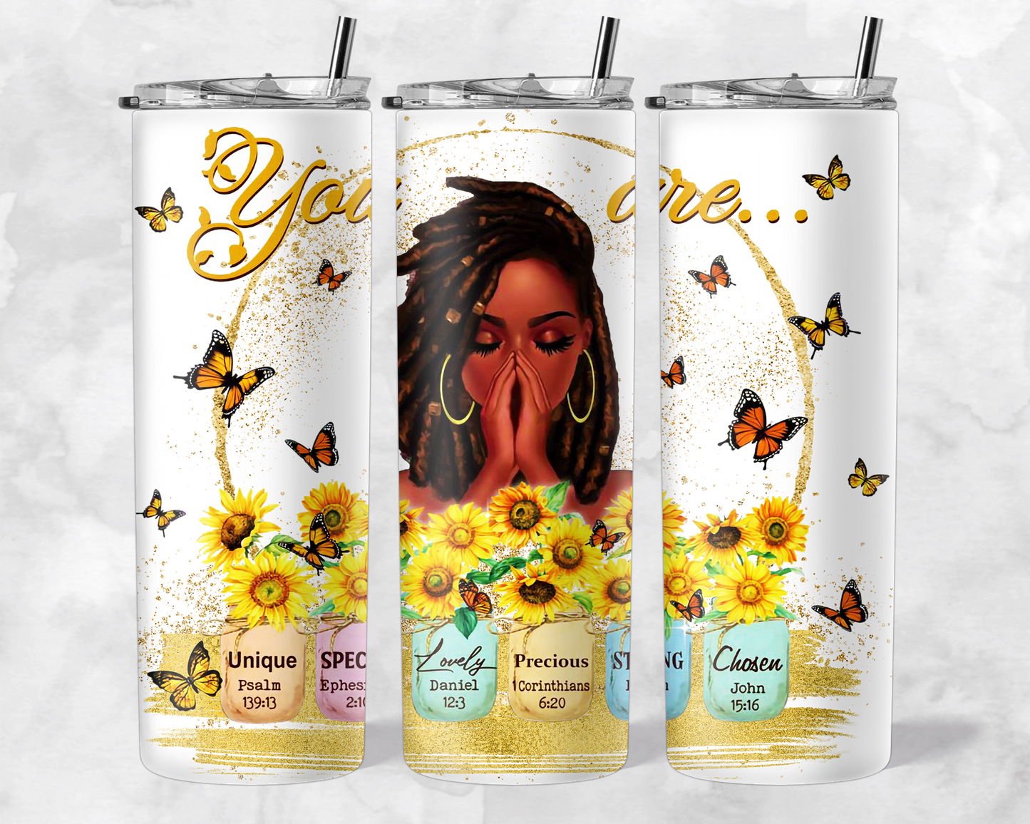 Melanin Girl 20 oz Tumbler