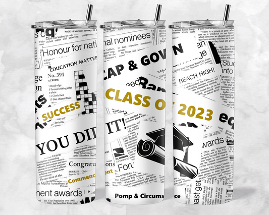 Class of 2025 20 oz Tumbler