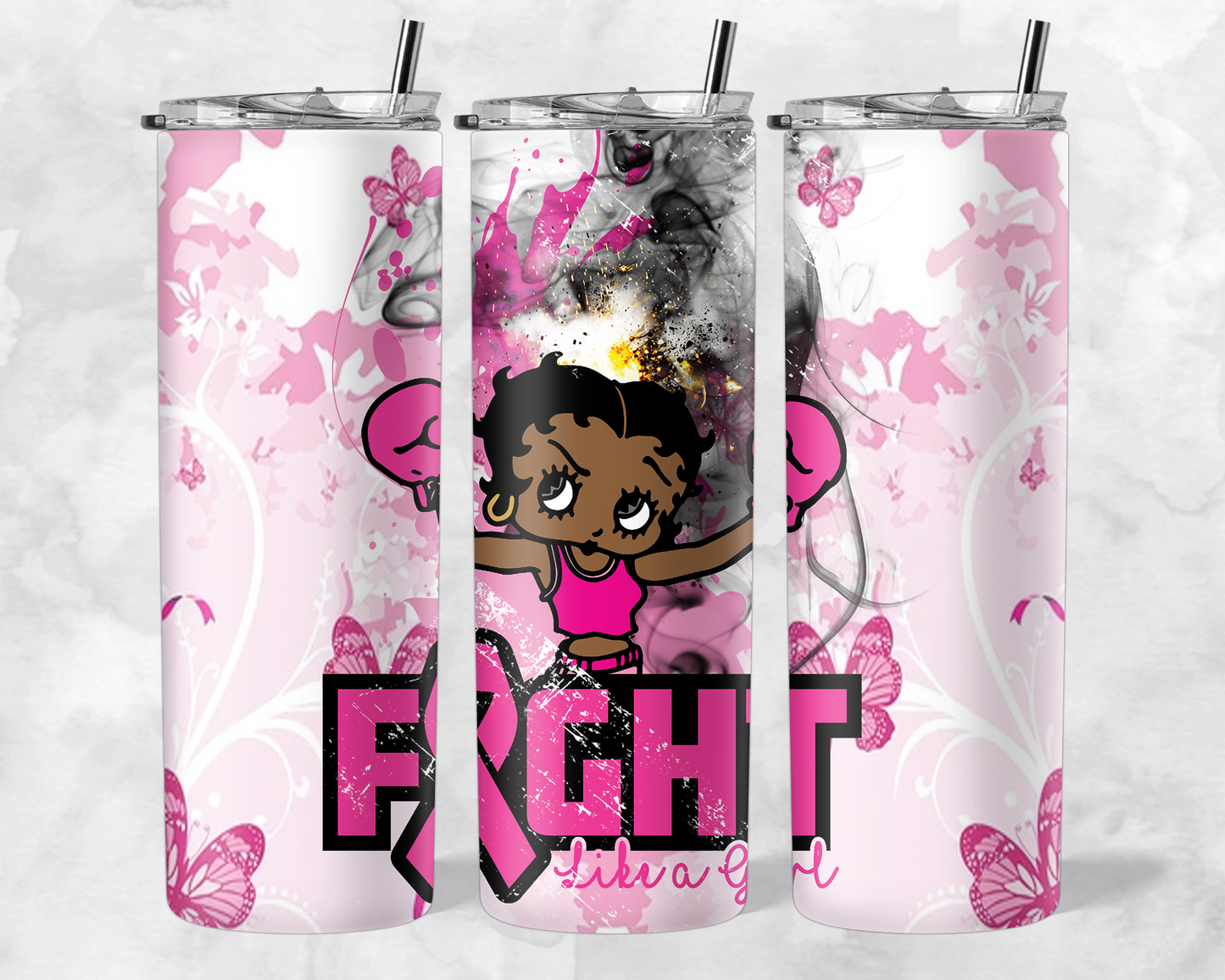 Fight Like A Girl (cancer) 20 oz Tumbler