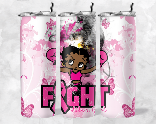 Fight Like A Girl (cancer) 20 oz Tumbler